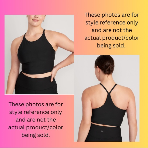 Old Navy Light Support PowerSoft Longline Sports Bra - Picture 2 of 5